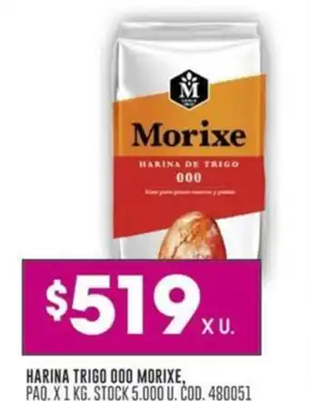 Coto Morixe Harina Trigo oferta