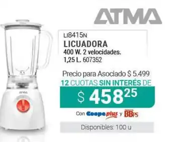 Cooperativa Obrera Atma Licuadora 400w oferta