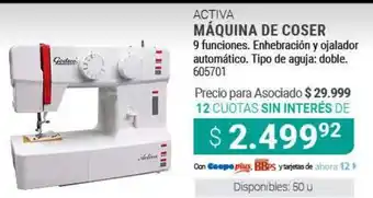 Cooperativa Obrera Avtica Máquina De Coser oferta