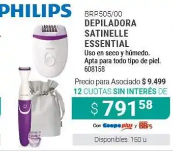 Cooperativa Obrera BRP505/00 Depiladora Satinelle Essential oferta