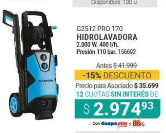 Cooperativa Obrera G2512 PRO 170 Hidrolavadora oferta
