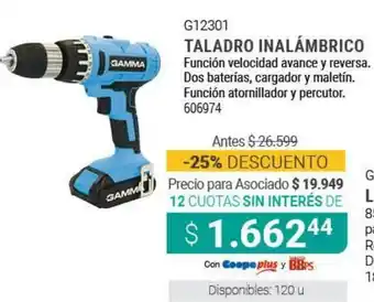 Cooperativa Obrera G12301 Taladro Inalámbrico oferta