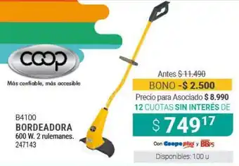 Cooperativa Obrera B4100 Bordeadora 600w oferta