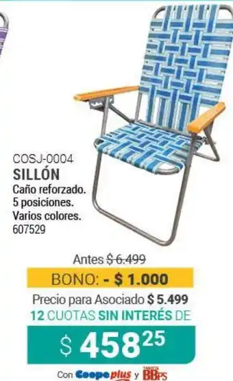 Cooperativa Obrera COSJ-0004 Sillón oferta