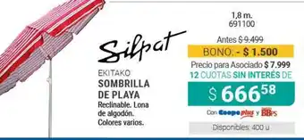 Cooperativa Obrera Ekitako Sombrilla De Playa oferta