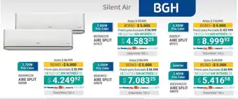 Cooperativa Obrera Silent Air BGH oferta