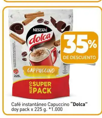 La Anonima Café Instantáneo Capuccino Dolca Doy Pack 3x 225g oferta