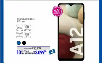 La Anonima Celular Libre A12 oferta