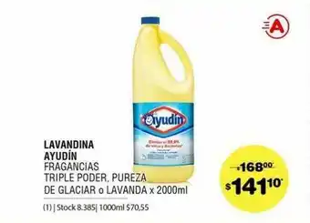 Atomo Conviene Lavandina Ayudin x 2000ml oferta