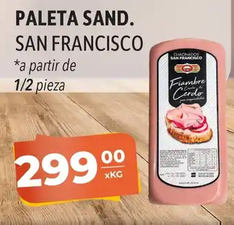 El Milagro Mayorista Paleta Sand San Francisco oferta