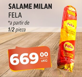 El Milagro Mayorista Salame Milan Fela oferta