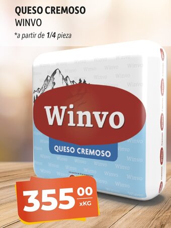 El Milagro Mayorista Queso Cremoso Winvo oferta