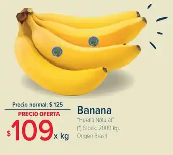 Carrefour Banana Huella Natural xkg oferta
