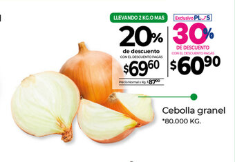 La Anonima Cebolla granel 80.000 kg oferta