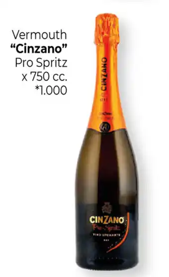 La Anonima "Cinzano" Vermouth Pro Spritz x 750cc oferta