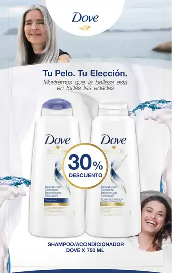 La Anonima Dove Shampoo/Acondicionador x 750ml oferta