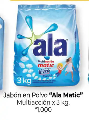 La Anonima "Ala Matic" Jabón en Polvo Multiacción x 3kg. oferta