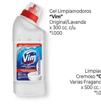 "Vim" Gel Limpiainodoros Original/ Lavanda x 300cc. c/u