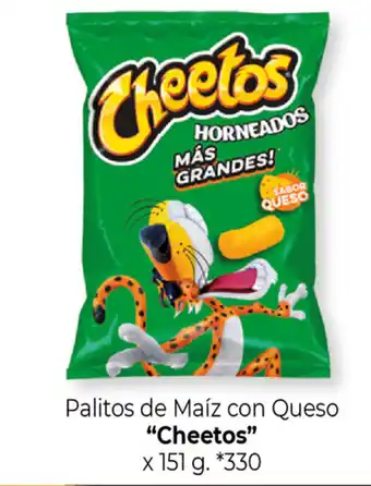 La Anonima "Cheetos" Palitos de Maíz con Queso x 151g oferta