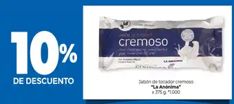 La Anonima "La Anónima" Jabón de tocador cremoso x 375g oferta
