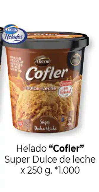 La Anonima "Cofler" Helado Super Dulce de leche x 250g oferta