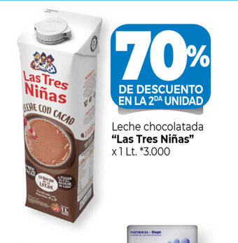 La Anonima "Las Tres Niñas" Leche chocolatada x 1lt oferta