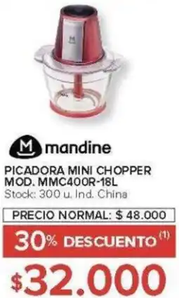 Carrefour Mandine picadora mini chopper oferta