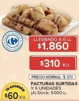 Carrefour Facturas surtidas oferta