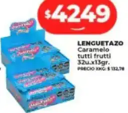 Supermayorista Vital LENGUETAZO caramelo tutti frutti oferta
