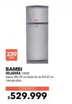 Nexon Bambi Heladeras oferta