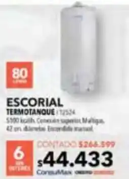Nexon ESCORIAL termotanque oferta