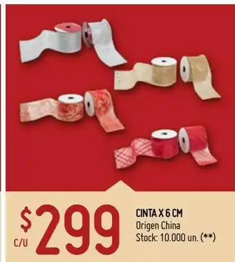 Changomas Cinta x 6 cm oferta
