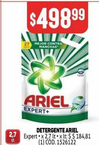 Makro Detergente ariel oferta