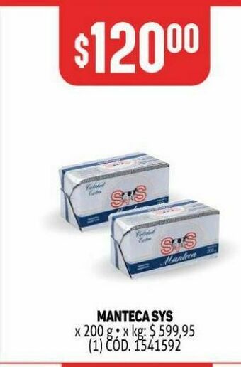 Makro Manteca sys oferta