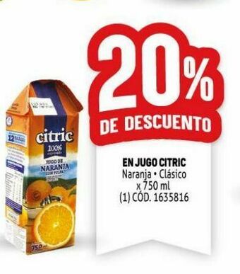 Makro Jugos citric oferta