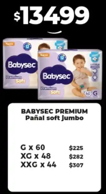 Supermayorista Vital Babysec premium pañal soft jumbo oferta