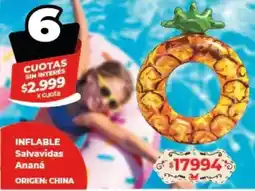 Supermayorista Vital Inflable salvavidas ananá oferta