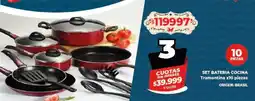 Supermayorista Vital Set bateria cocina tramontina oferta