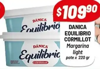 Almacor Danica Equilibrio Cormillot Margarina light pote x 220gr oferta