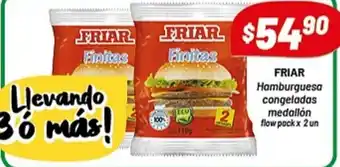 Almacor Friar Hamburguesa congeladas medallón flow pack 2un oferta