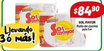 Almacor Sol Mayor Rollo de Cocina x 3un oferta
