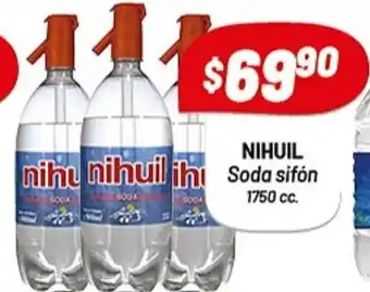 Almacor Nihuil Soda Sifón x 1.750cc oferta