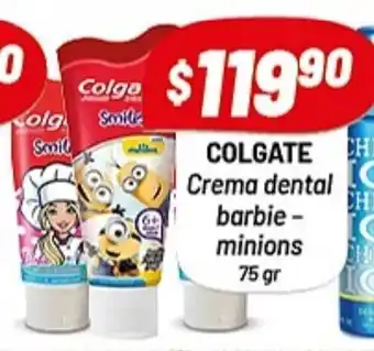 Almacor Colgate Crema dental barbie minions 75gr oferta