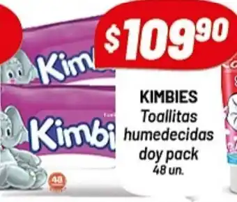 Almacor Kimbies Toallitas humedecidas doy pack 48un oferta