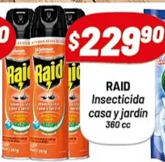 Almacor Raid Insecticida Casa Y Jardín x 360cc oferta
