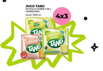 Supermercados Tadicor Jugo Tang En Polvo Sobre x 18g oferta