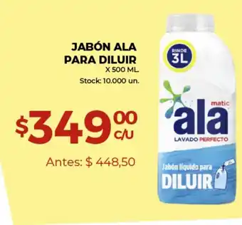 Supermercados Tadicor Ala Jabón Ala Para Diluir x 500ml oferta