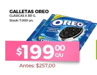 Supermercados Tadicor Galletas Oreo Clásicas x 351g oferta