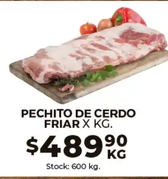 Supermercados Tadicor Pechito De Cerdo Friar xkg oferta