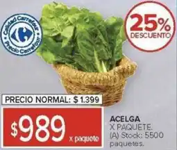 Carrefour Acelga oferta